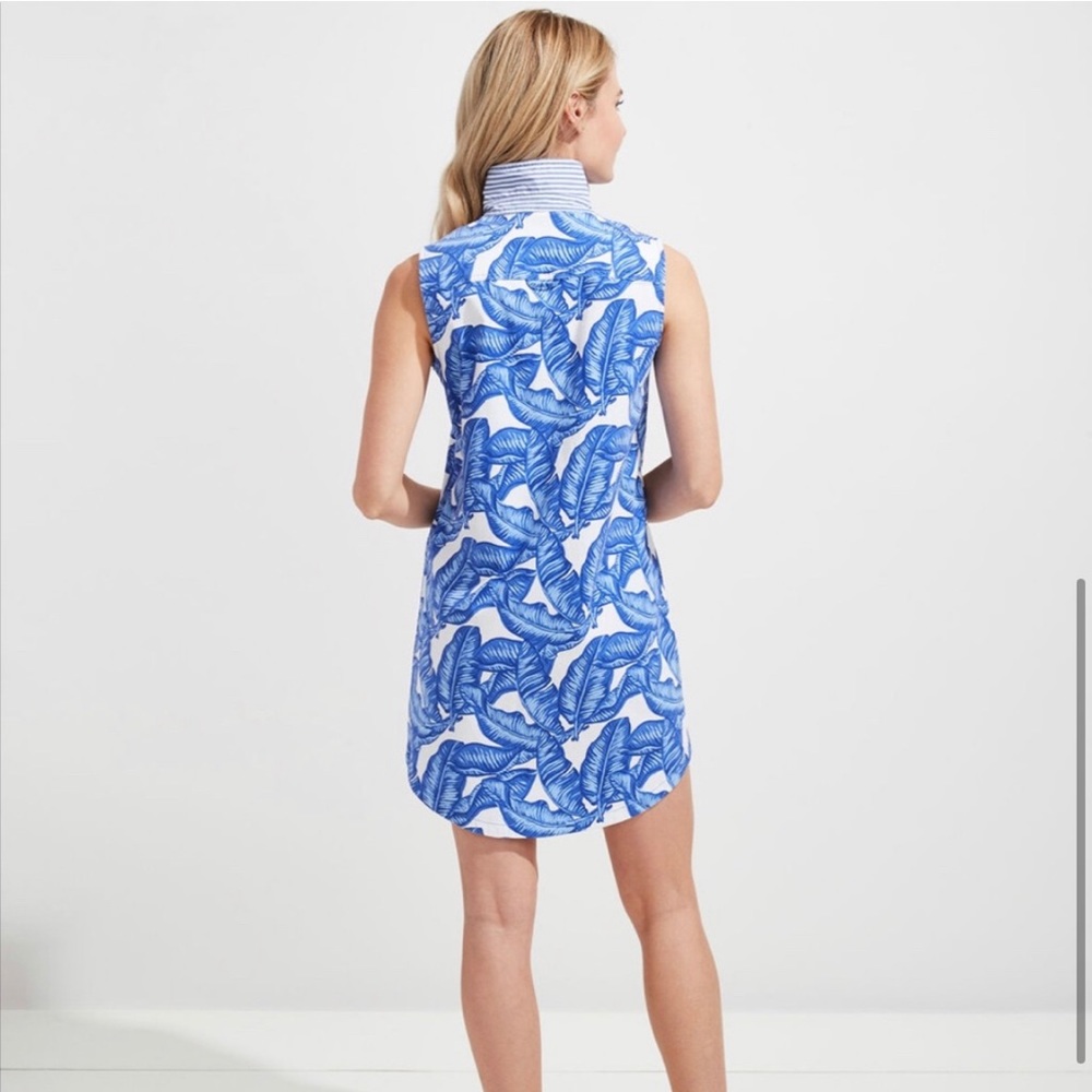 NWT Vineyard Vines Banana Leaf Margo Shirt Dress - Picture 4 of 10